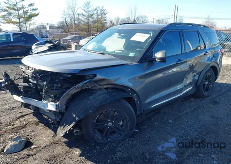 2021 Ford Explorer Xlt from USA, damaged, VIN 1FMSK8DH3MGA10421